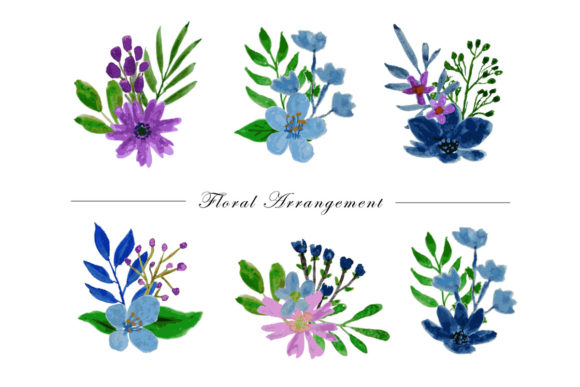 Blue Floral Arrangement Watercolor: A Versatile Artistic Resource