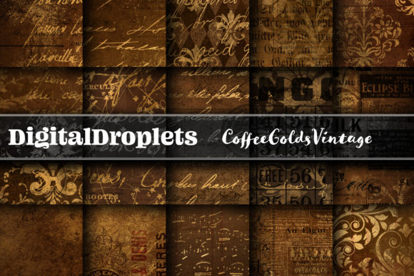 Coffee Golds Vintage Collection: A Timeless Addition to Creative Projects