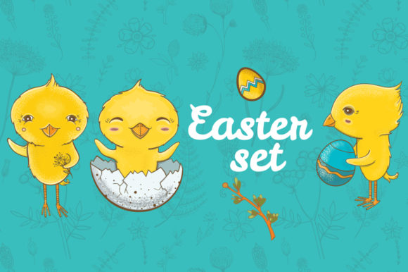 Easter Cute Vector Set: A Creative Resource for Designers and Artists