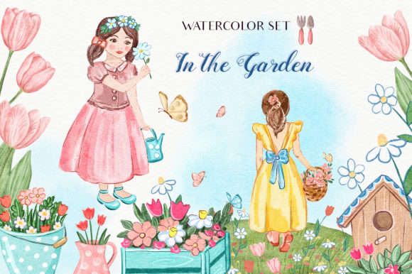 In the Garden Watercolor Set: A Versatile Tool for Creative Workflow
