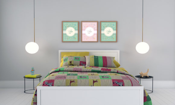 Kids Room Empty Frames for Your Pictures