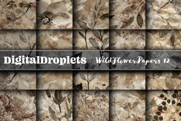 Wild Flowers Papers Vol. 12 Collection: A Versatile Design Resource for Creatives