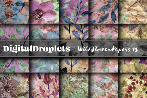 Wild Flowers Papers Vol. 13 Collection: A Versatile Artistic Resource