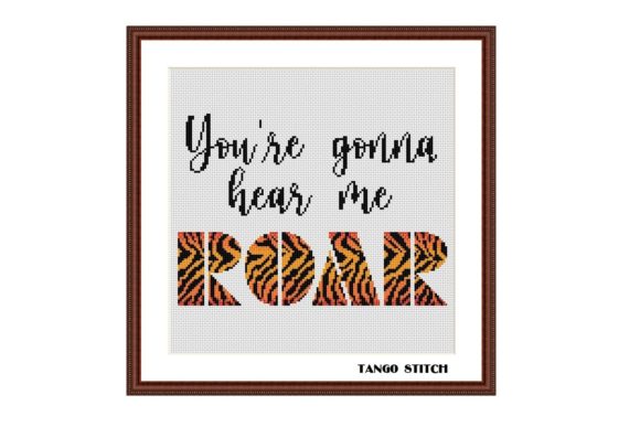 You're Gonna Hear Me Roar Tiger Print